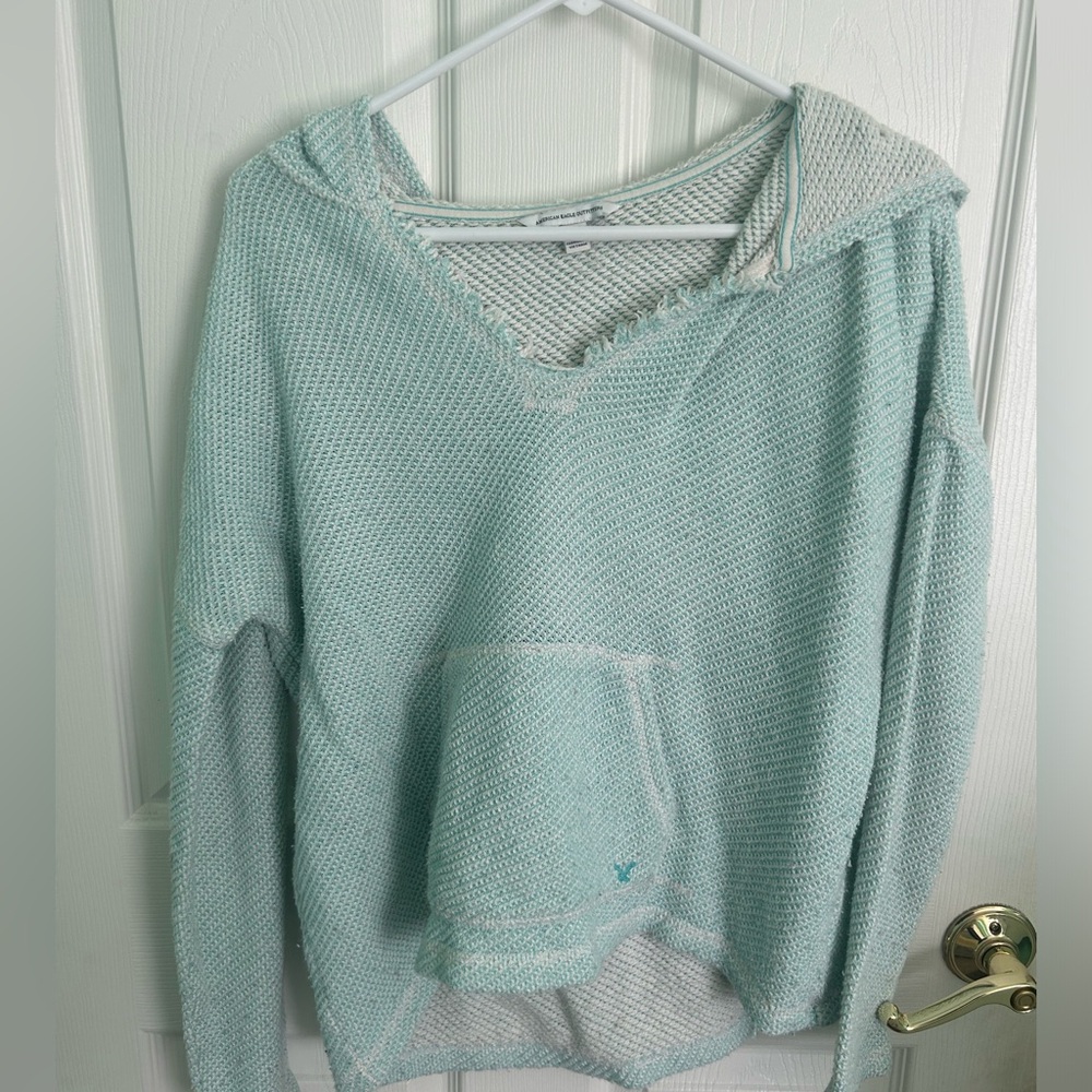 Womens American Eagle hooded shirt